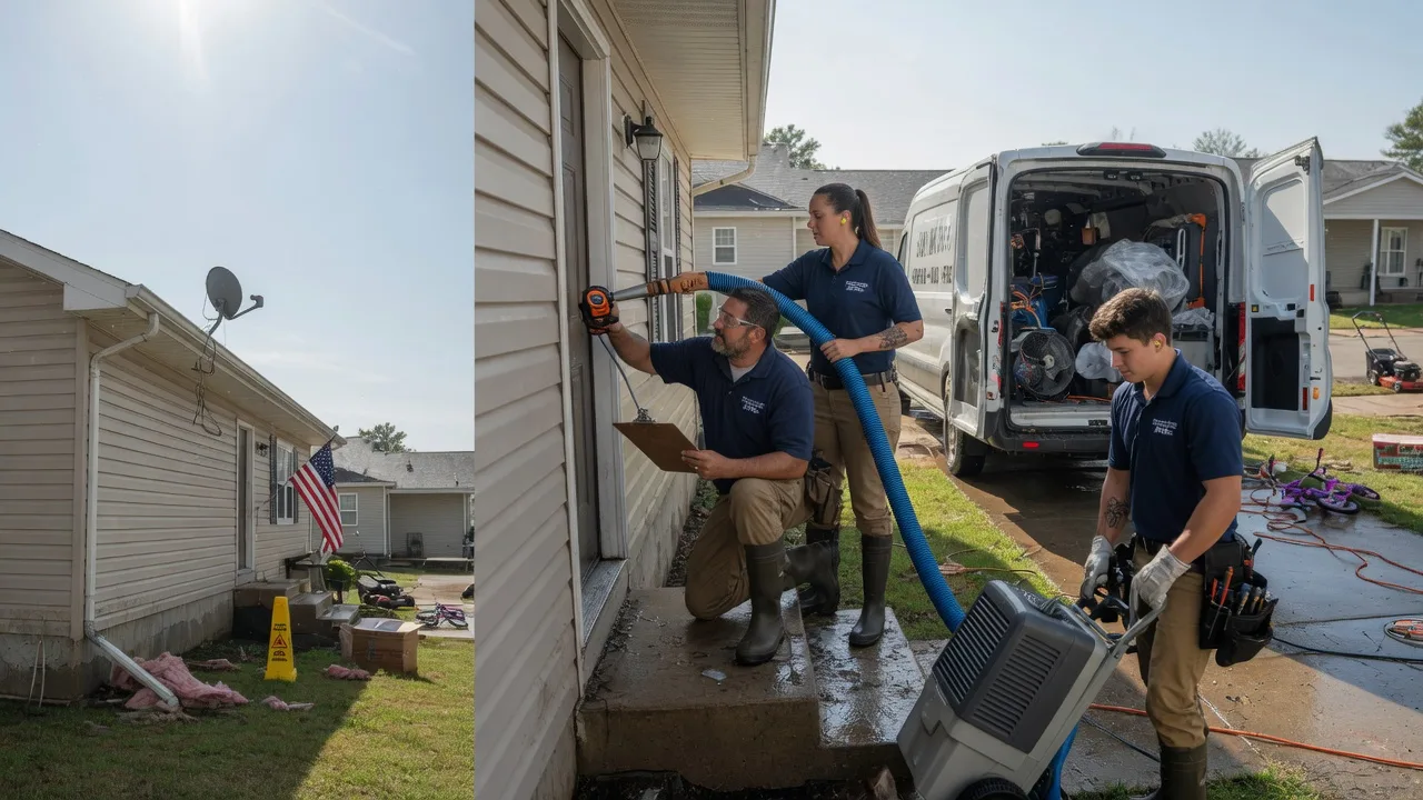 Ceiling Water Damage Restoration in Rose, OK near me